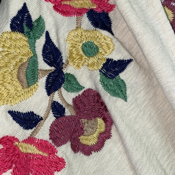 Hannah • Open Front• Cardigan with Floral Embroidery - Picture 3 of 6